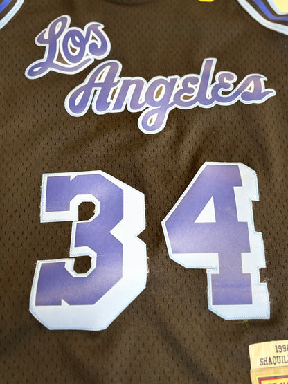 Los Angeles Lakers Shaquille O’neal Mitchell & Ness Swingman Jersey Size S