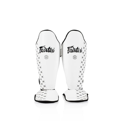 Fairtex Muay Thai Shin Guards - Durable Syntek Leather, Shock-Absorbing Foam, Secure Fit, Handmade in Thailand