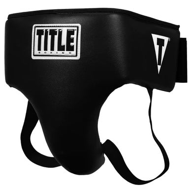 Black Title Boxing Groin Protector