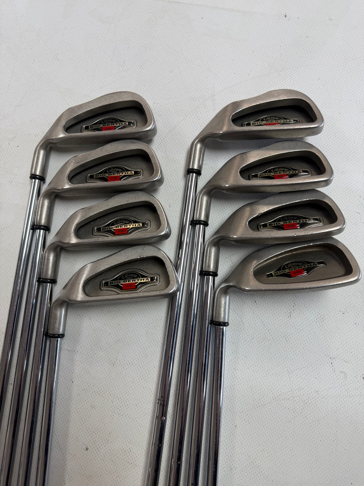 Used Callaway Big Bertha 2002 Men’s Irons Set 31-PW Steel Shaft