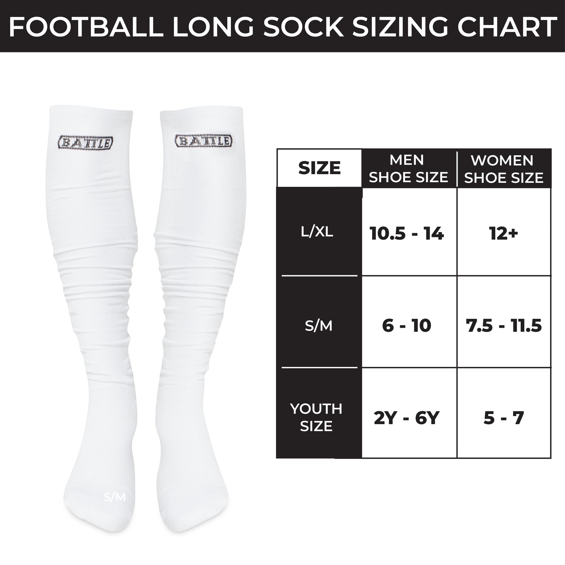 BATTLE Lightweight Scrunch Sock Leg Sleeve