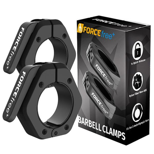 Force Free + Pro Lock Magnetic Olympic Barbell Collars - PAIR