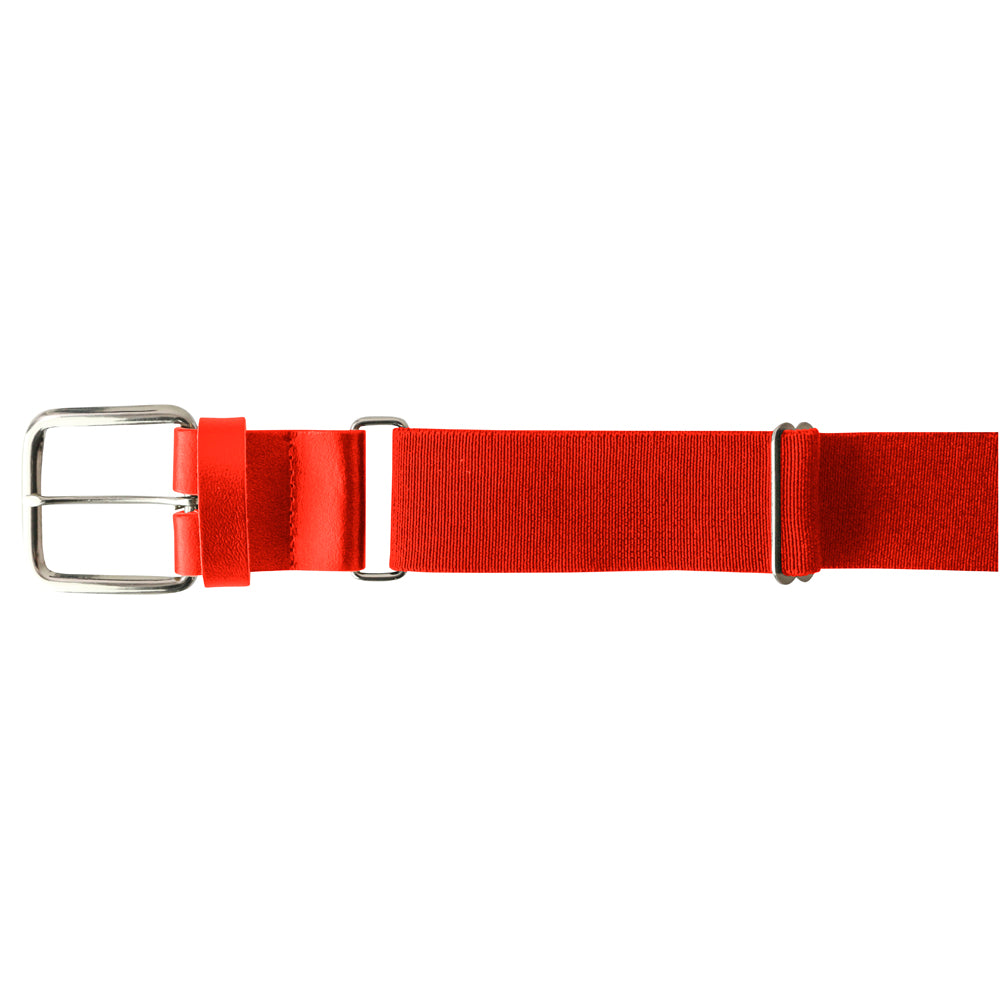 Champro MVP Genuine Bonded Leather Belt - 1.5" Wide, Adjustable 24" to 48", Stitched Buckle