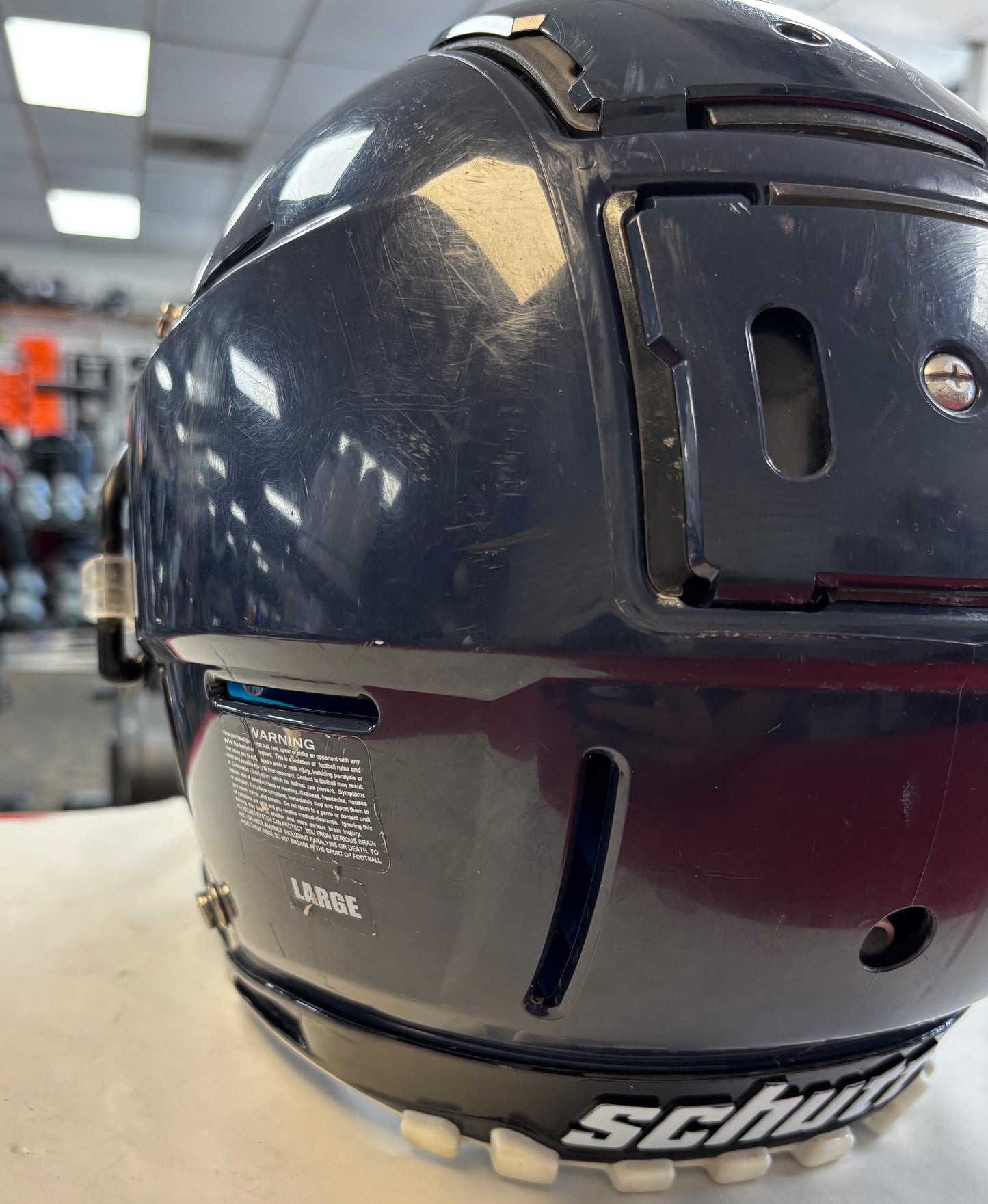 Schutt F7 Navy Blue 2023 Youth Large (Used)