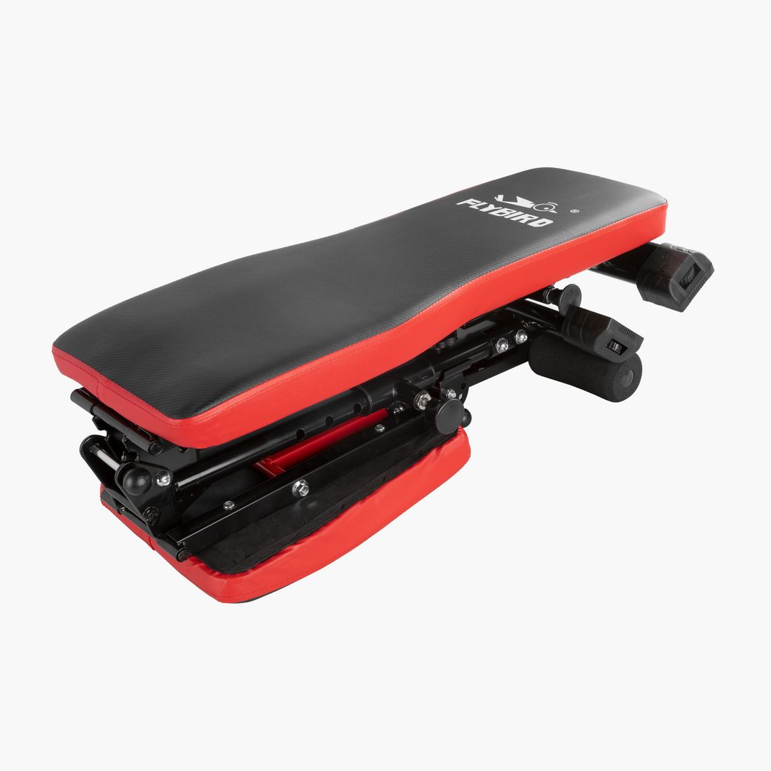 flybrid adjustable weight bench storage mode