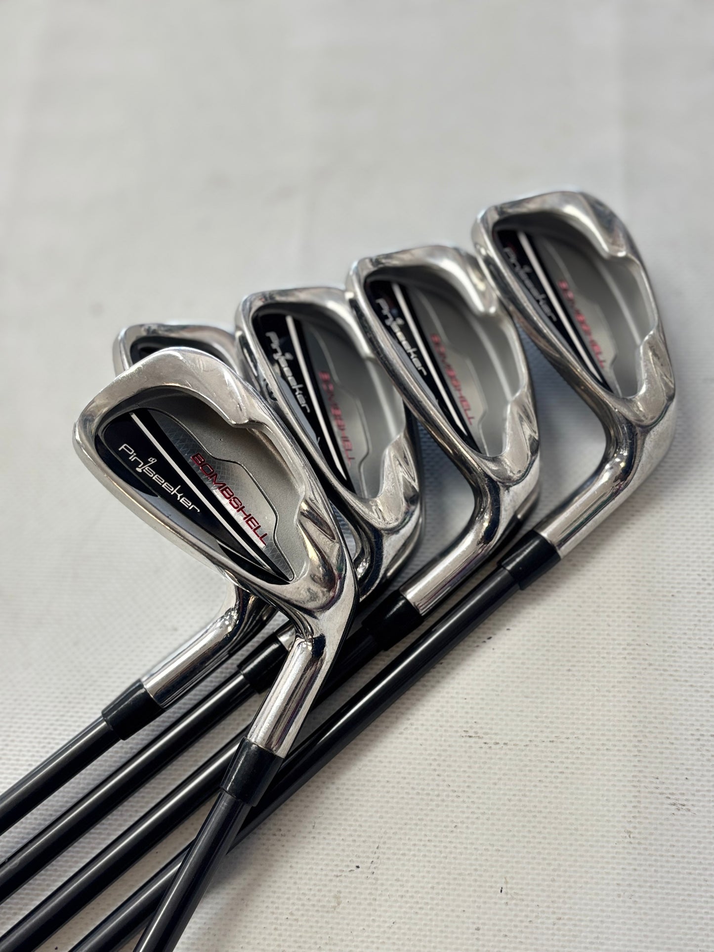 Pinseeker Bombshell Irons , 6, 8, 9, PW, SW (used)