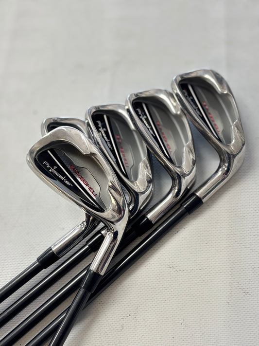 Pinseeker Bombshell Irons , 6, 8, 9, PW, SW (used)