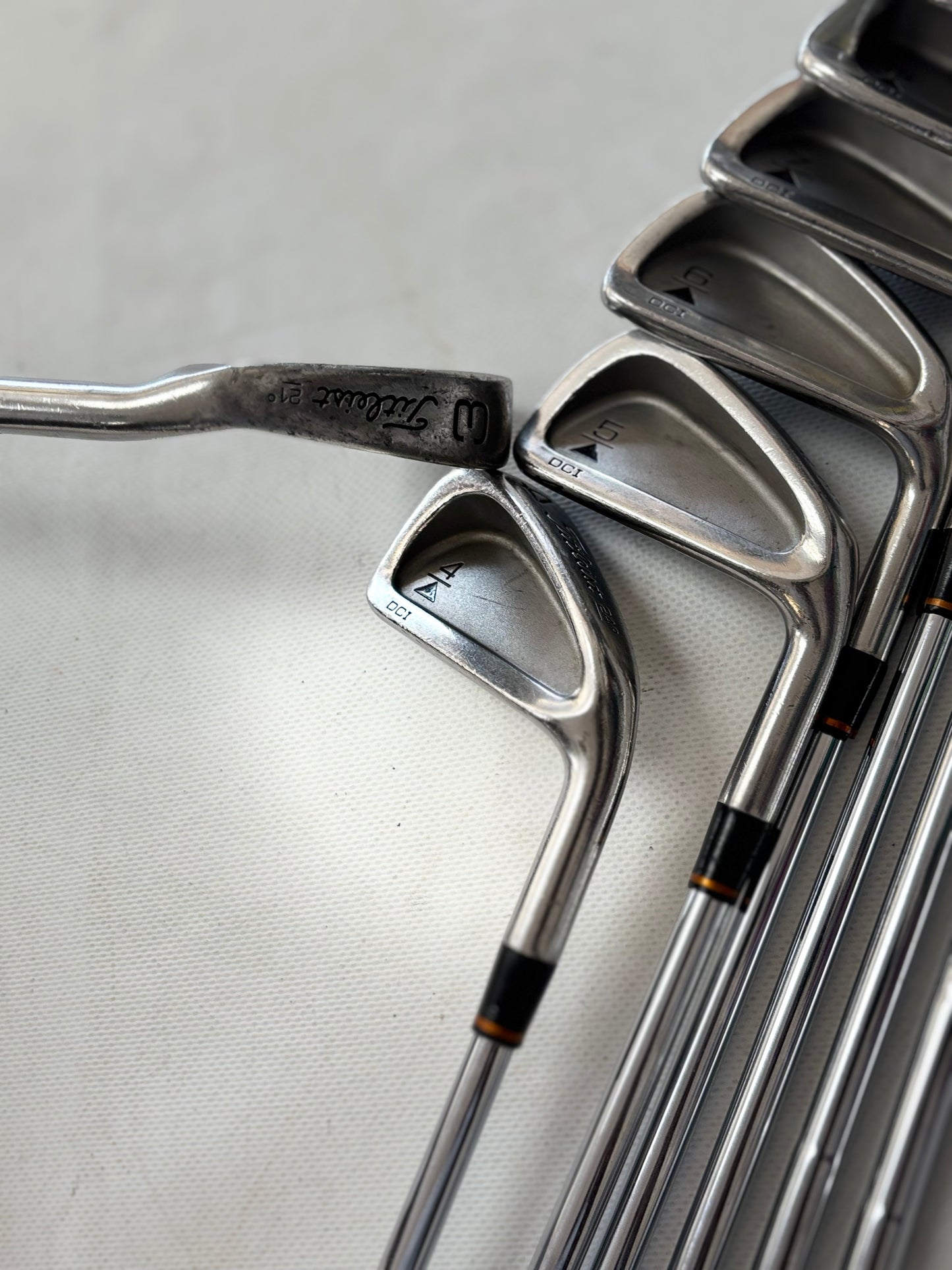 Titleist DCI irons 3-7, 9, PW Right Hand (used)