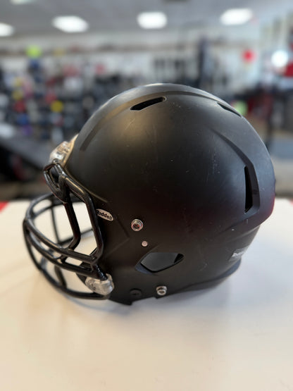 Riddell Victor Youth Small 2019 Matte Black Football Helmet (used)