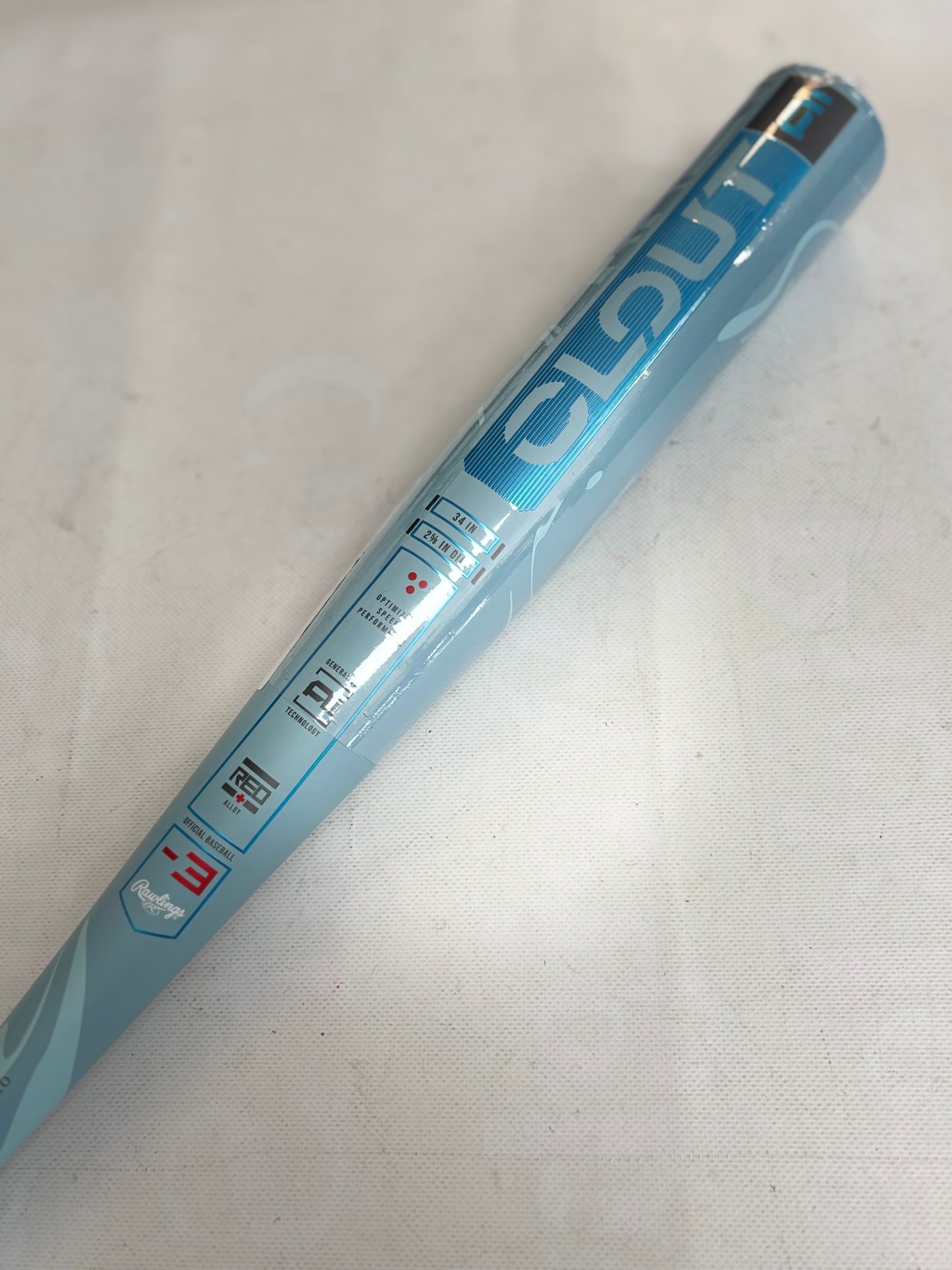 Rawlings 2025 Clout AI Baseball Bat 34” Drop -3
