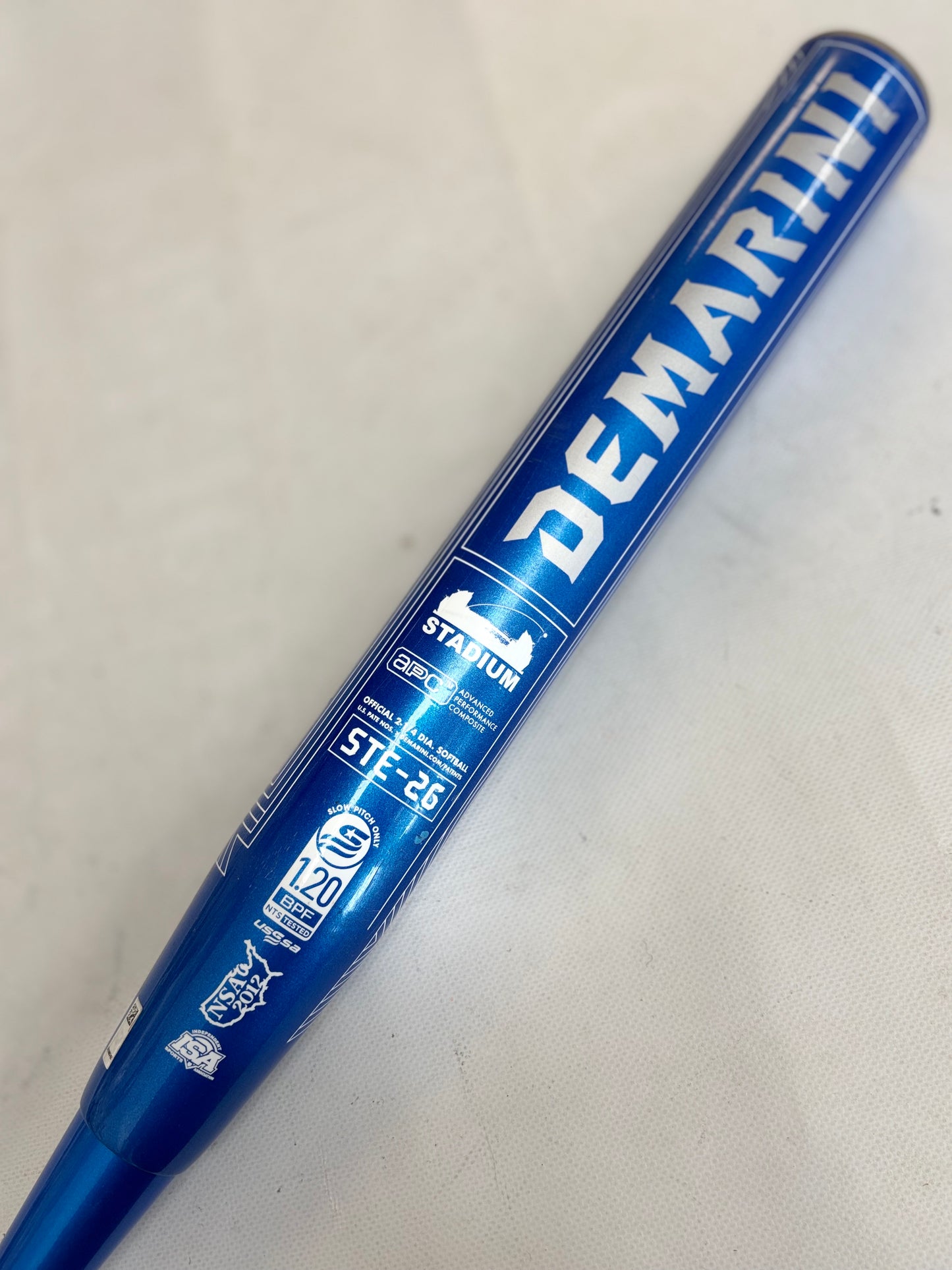 DeMarini Stadium Slowpitch Softball Bat 34in Drop -10
