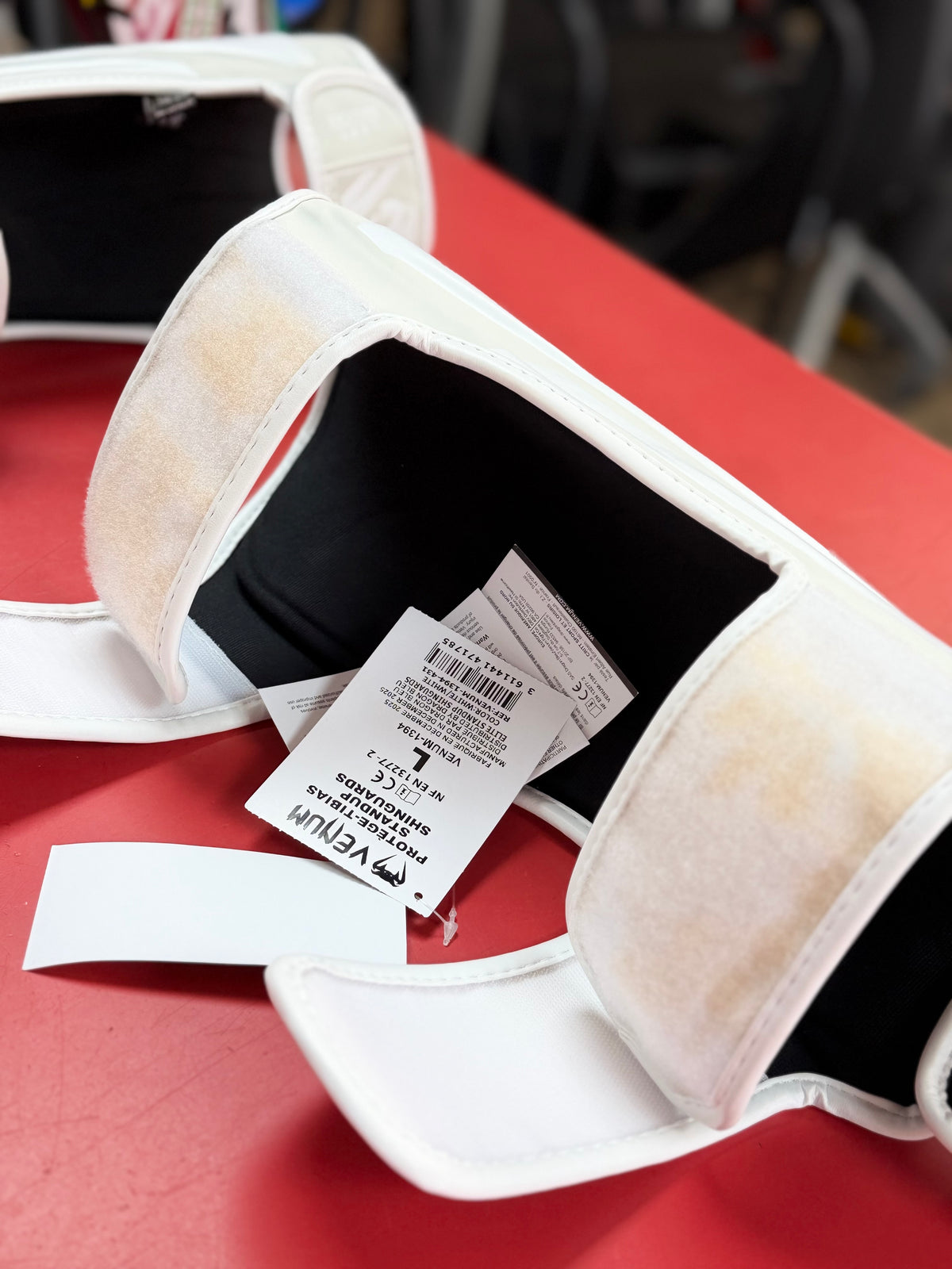 Venum Elite Shin Guards - Size Large - Minor Imperfection