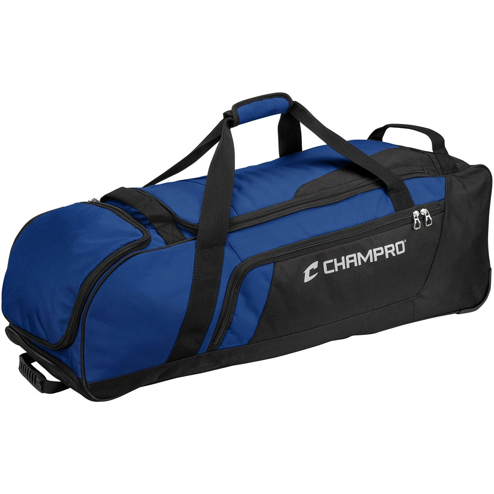 Champro Wheeled Catchers Bag - Royal blue