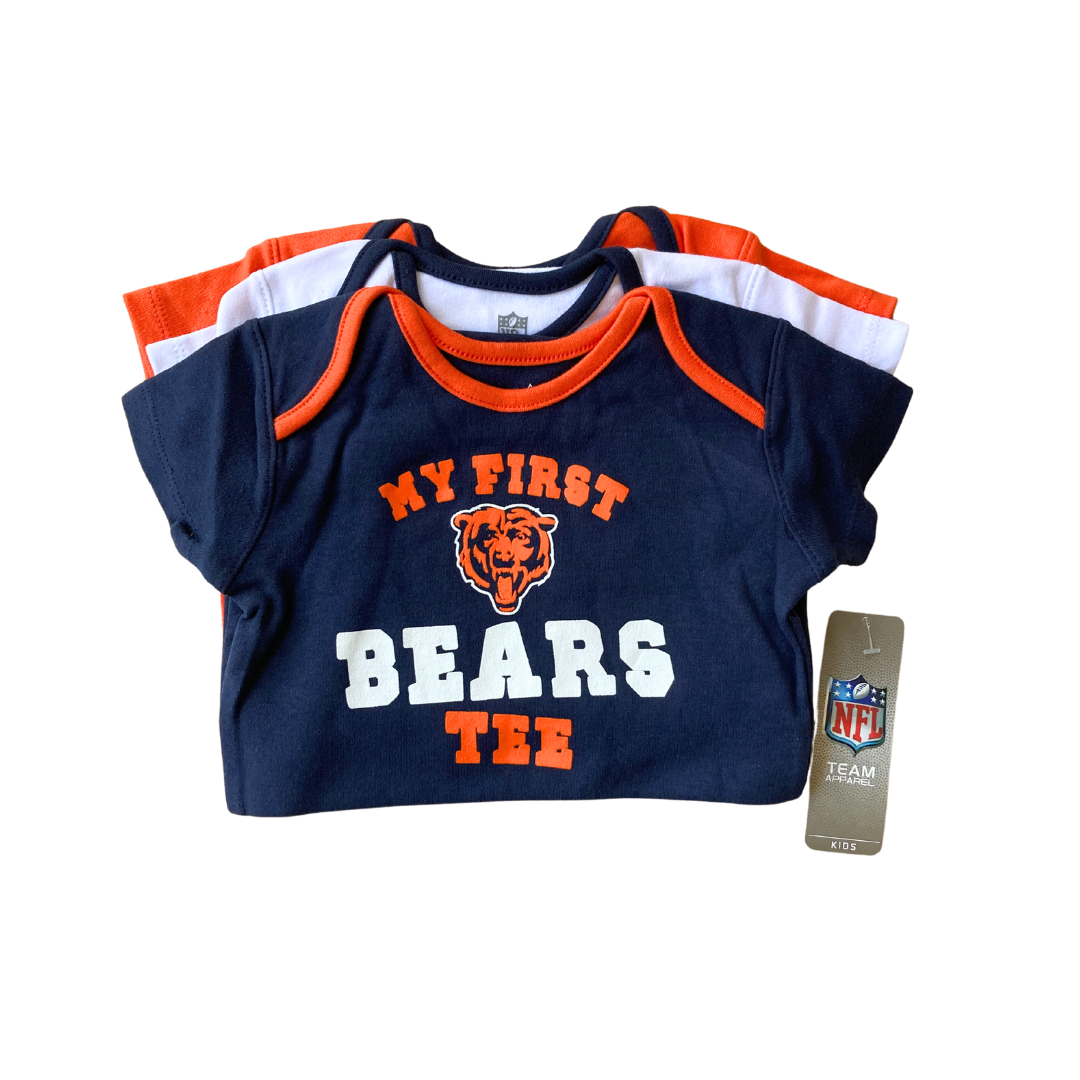 Chicago Bears Short Sleeved Onesies