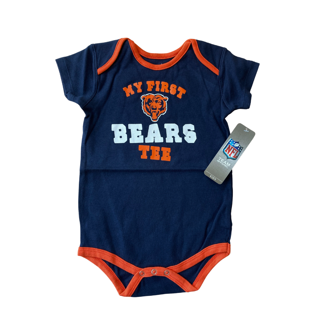 Chicago Bears Short Sleeved Onesies