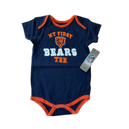 Chicago Bears Short Sleeved Onesies