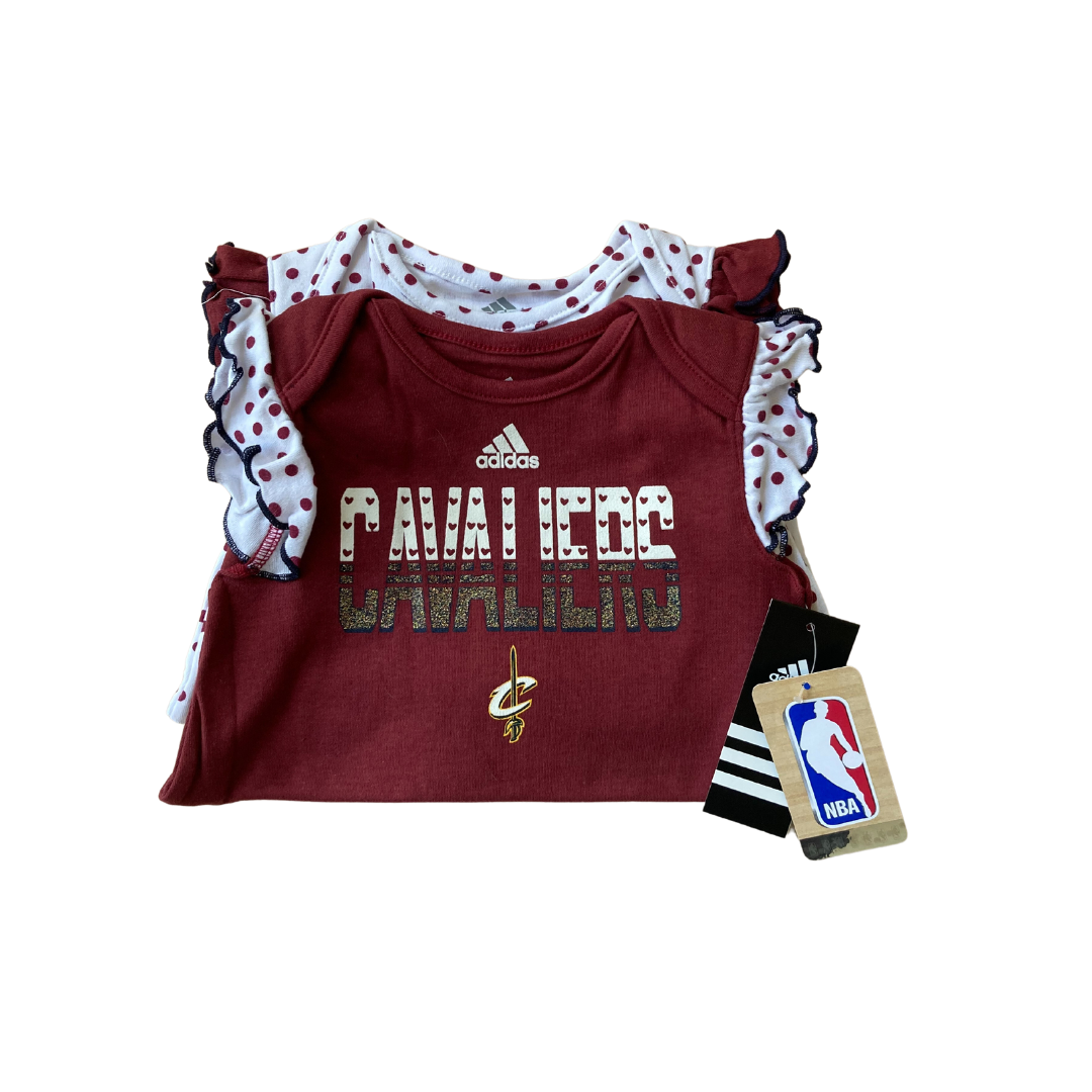 Cleveland Cavaliers Short Sleeved Rompers