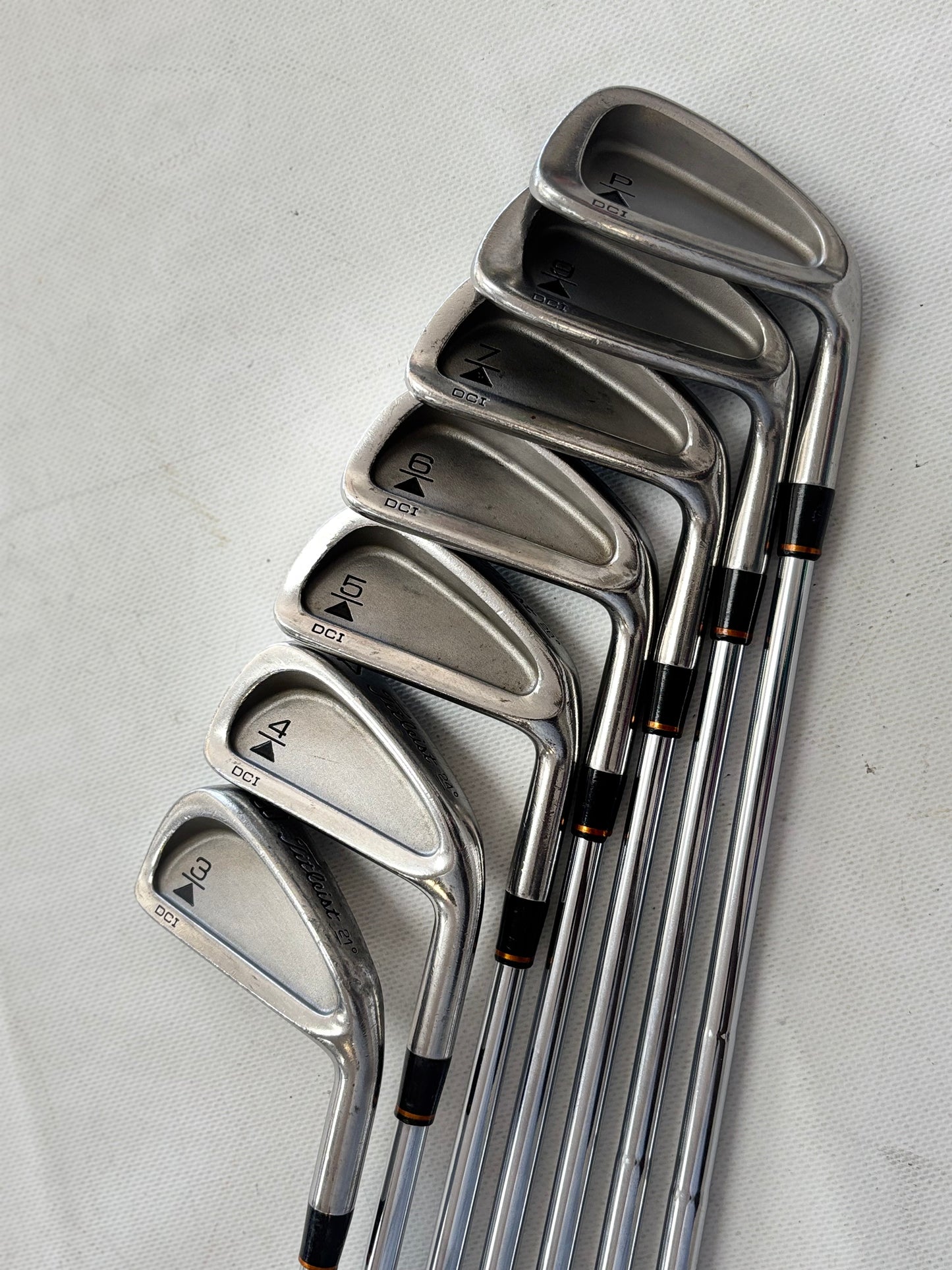 Titleist DCI irons 3-7, 9, PW Right Hand (used)