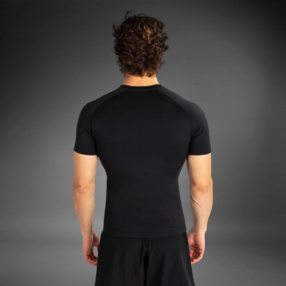 Venum Contender Men’s Short Sleeve Rashguard - Black