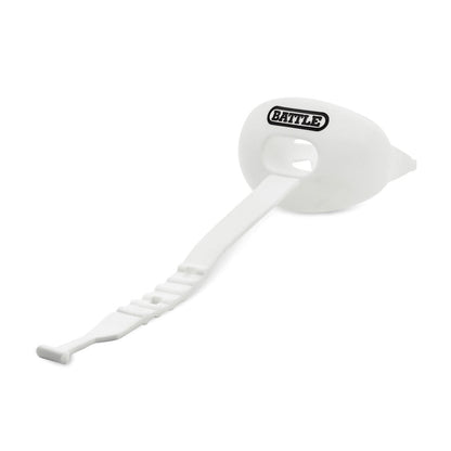 BATTLE Speed Football Mouthguard with Thick Strap - Max Breathability, No Boil, Fits Braces