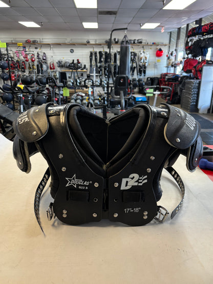 Douglas D2 17”-18” Adult Small Shoulder Pads (used)