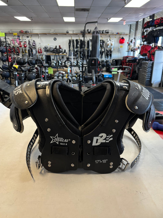 Douglas D2 17”-18” Adult Small Shoulder Pads (used)