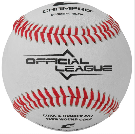 Champro Official League Full Grain Leather Baseball