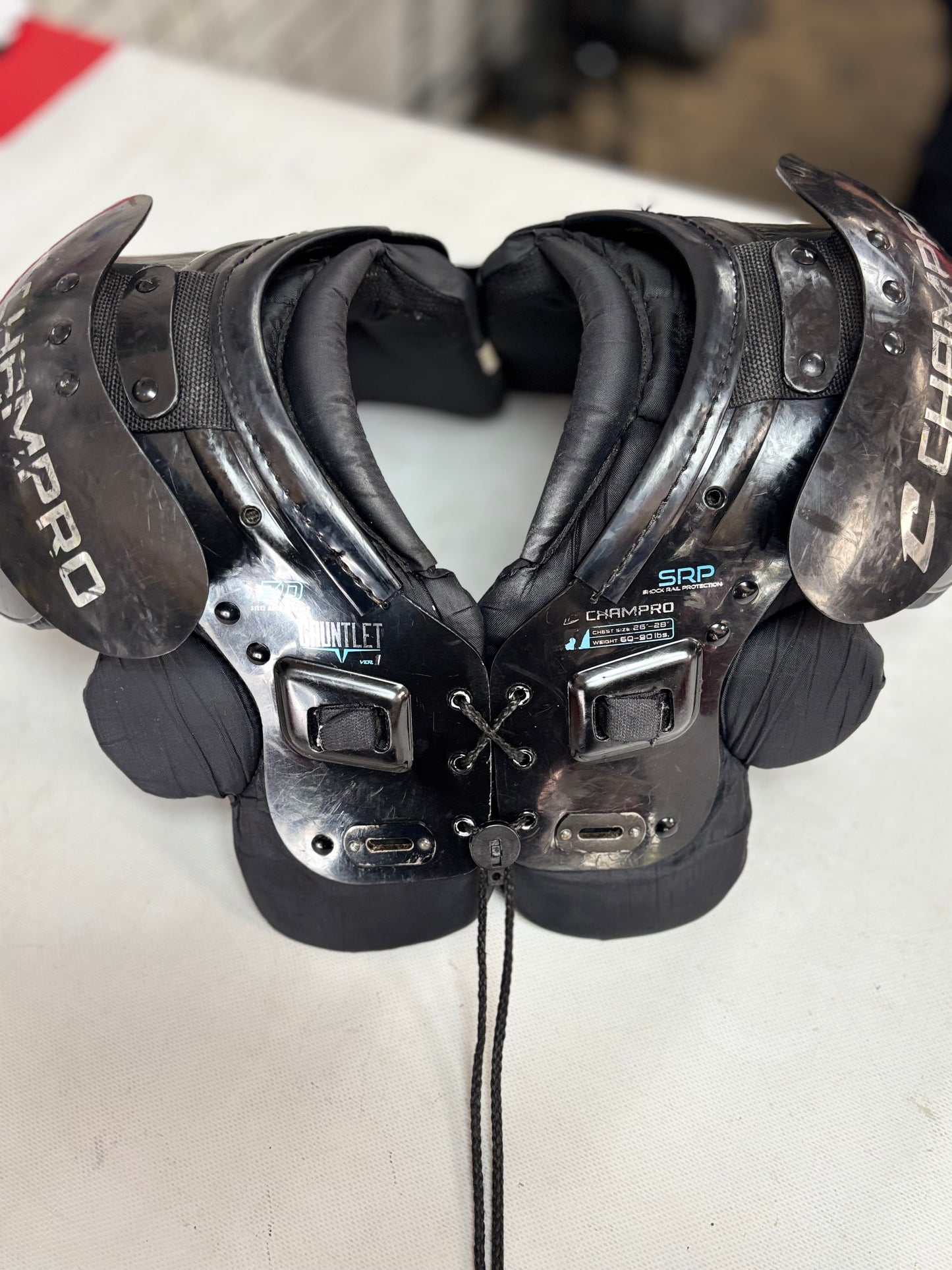 Champro Gauntlet football Shoulder Pads Youth Small