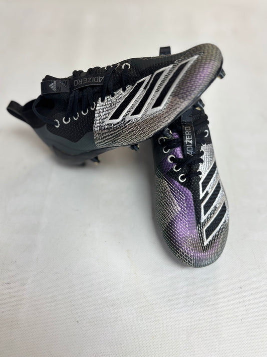 Adidas Adizero 8.0 football cleats “Night Metallic” Size 7 1/2