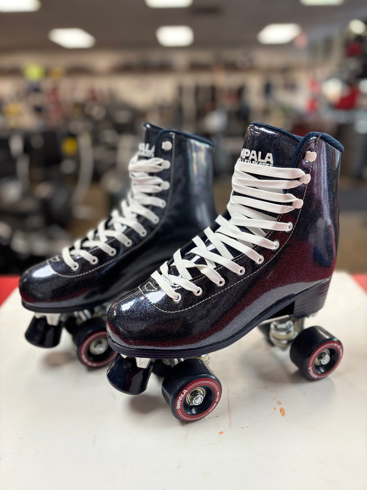 Impala Midnight Blue Glitter Quad Skates - Size Women’s 10 (used)
