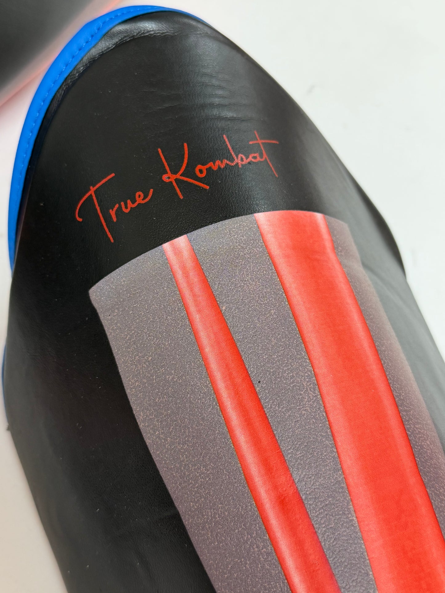 True Kombat Skeleton Shin Guards - Size Large