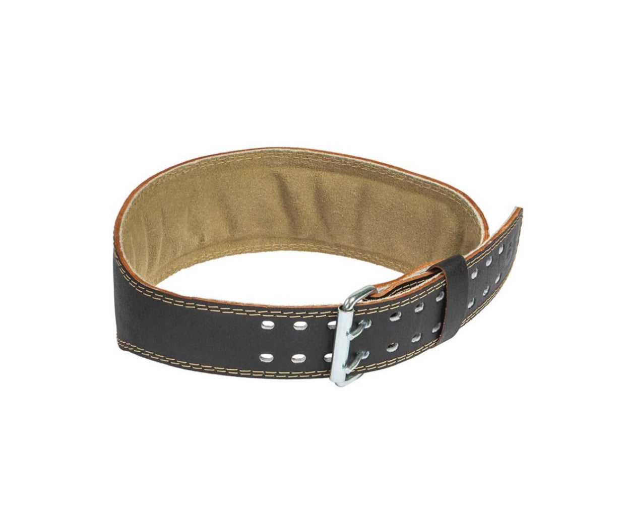 Padded Leather Lifting Belt - 4 inch Weight Lifting Belt