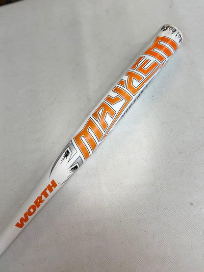 Worth Mayhem Single Wall Slowpitch Softball Bat 34in Drop -6