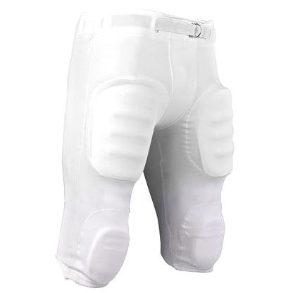 White Champro Football Pants - Adult pants with pads