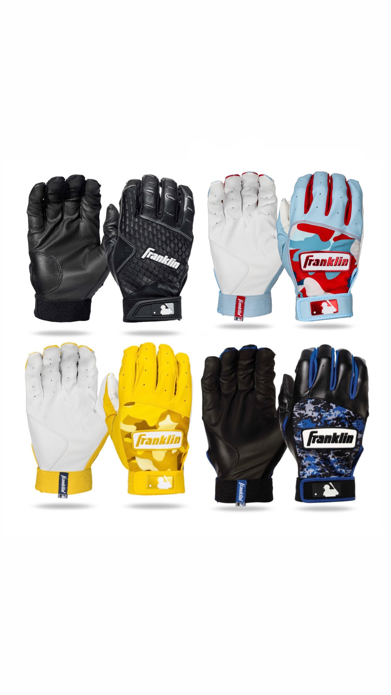 Franklin Digitek Adult Batting Gloves