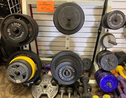 Used Plates & Kettlebells (in-store only)