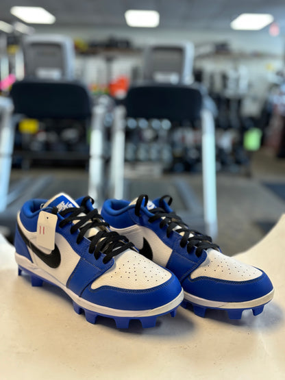 Jordan 1 Low Baseball Cleats - Size 11 (Like New)
