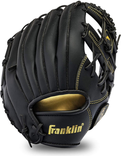 Franklin Field Master Baseball + Softball Glove | Right-hand Throw | Lightweight Synthetic Leather