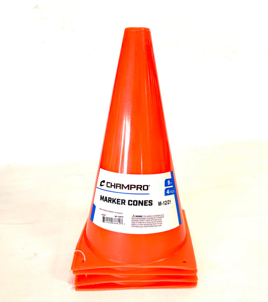 Training Cones 4 pack | 9 Inch