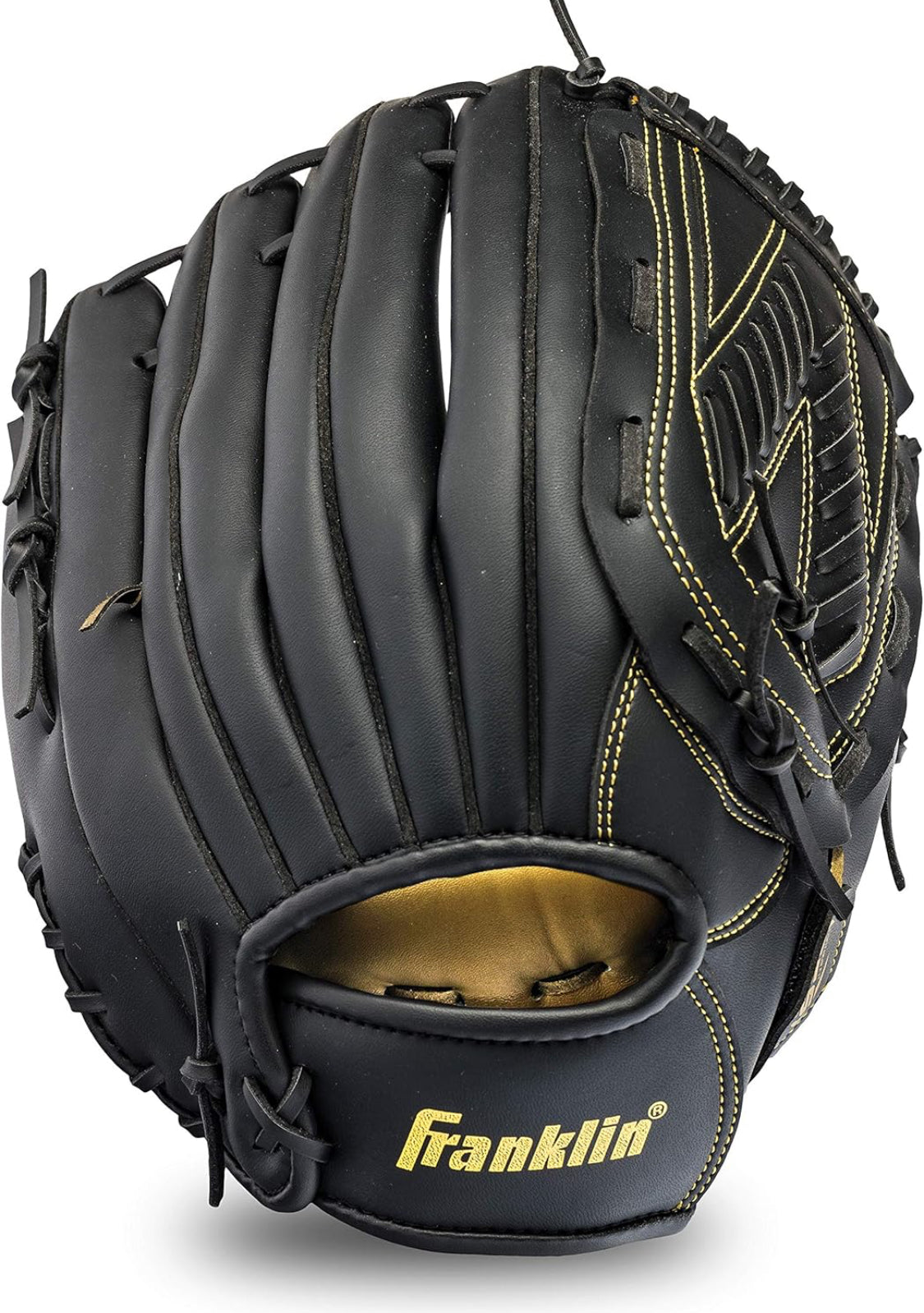 Franklin Field Master Baseball + Softball Glove | Right-hand Throw | Lightweight Synthetic Leather