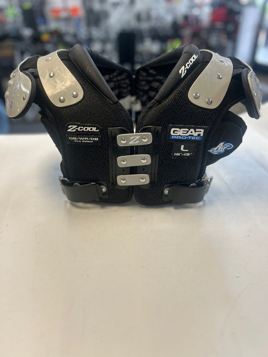 Z-Cool QB/WR/DB Shoulder Pads - Large (Used)