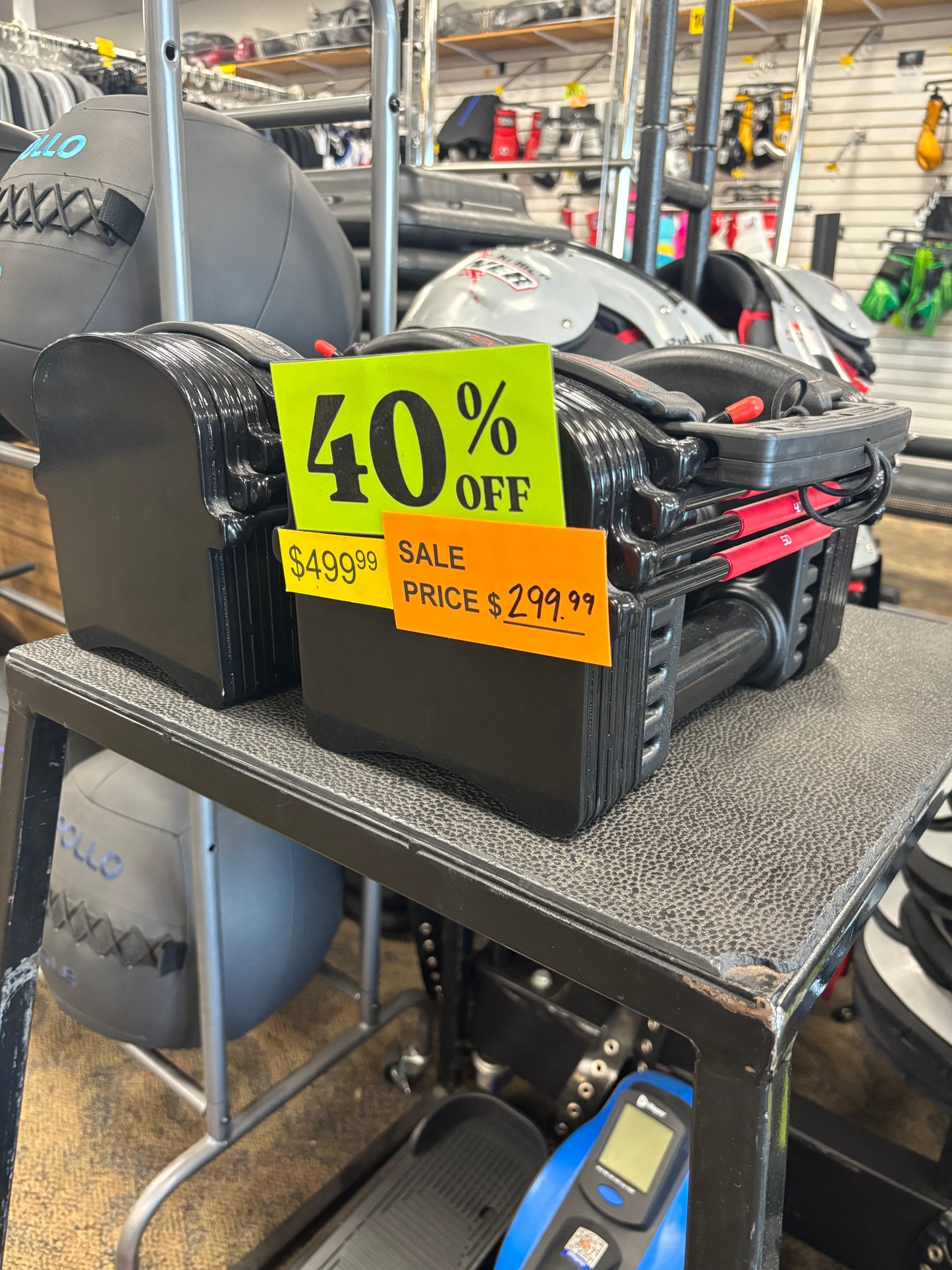 Power Blocks EXP Adjustable Dumbbell Pair