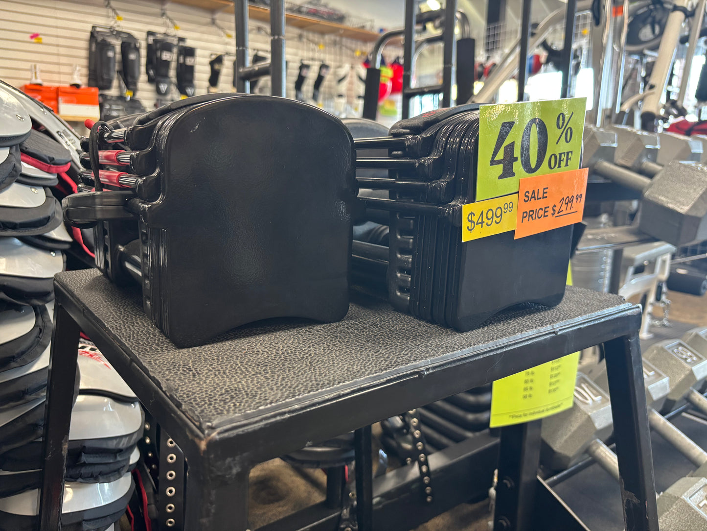 Power Blocks EXP Adjustable Dumbbell Pair