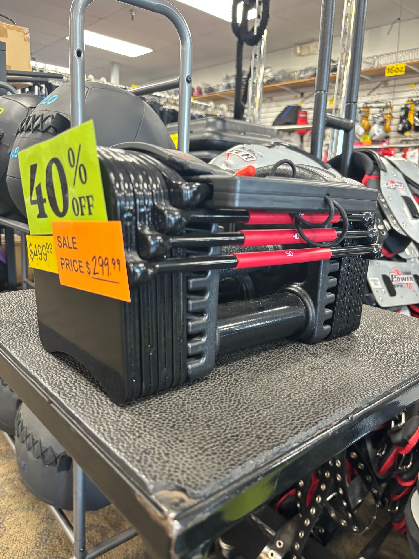 Power Blocks EXP Adjustable Dumbbell Pair