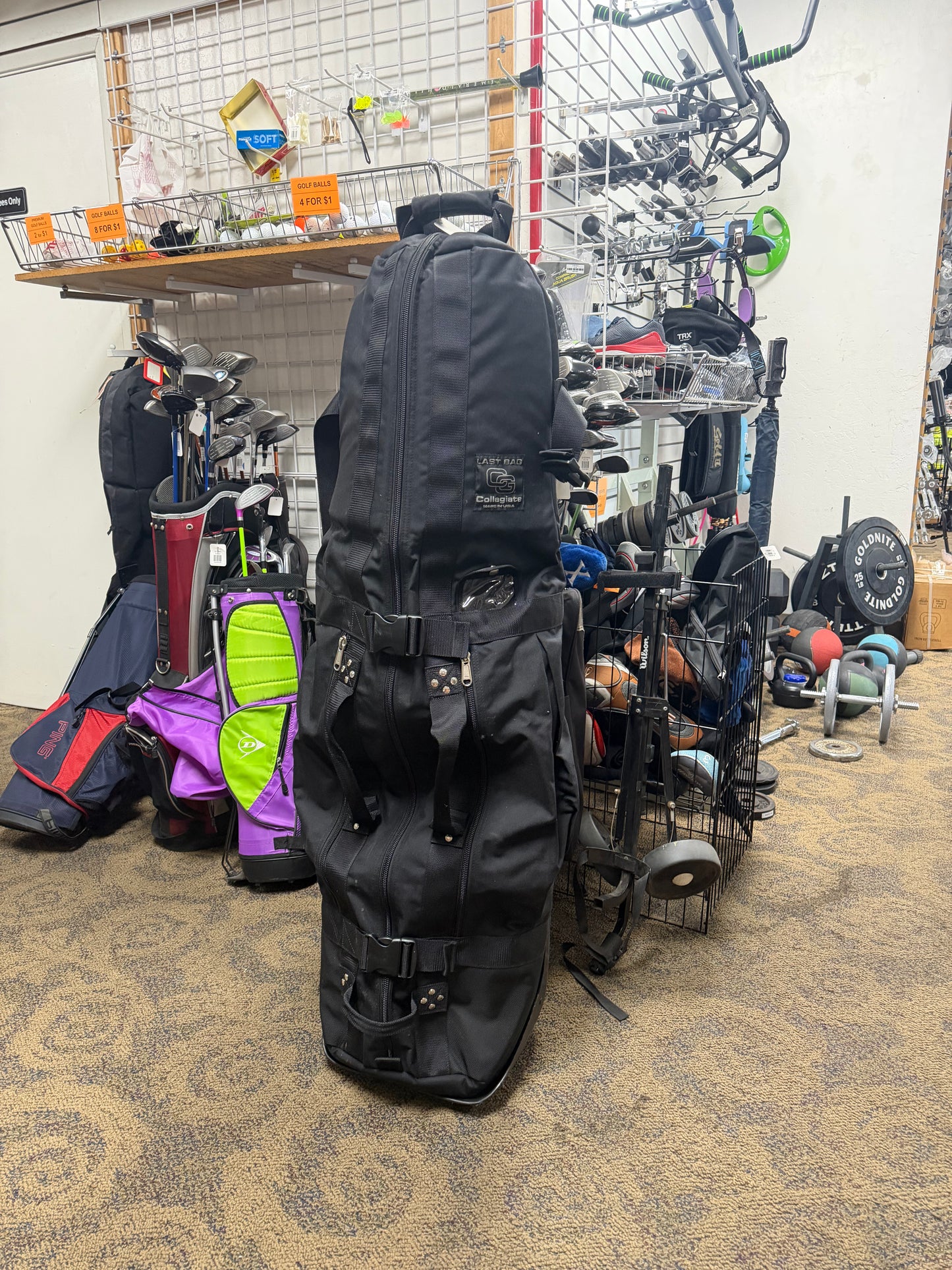 Last Bag Collegiate Travel Golf Bag (used)
