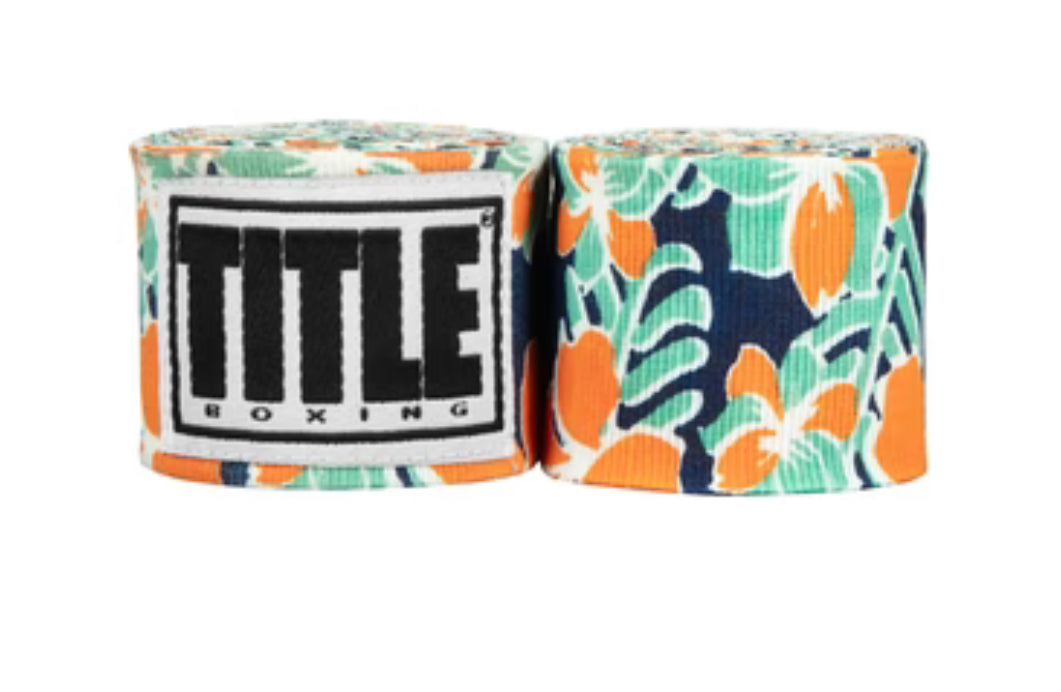 TITLE Boxing Print Hand Wraps 180"
