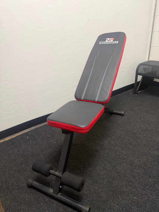 nice people Adjustable Weight Bench (used)