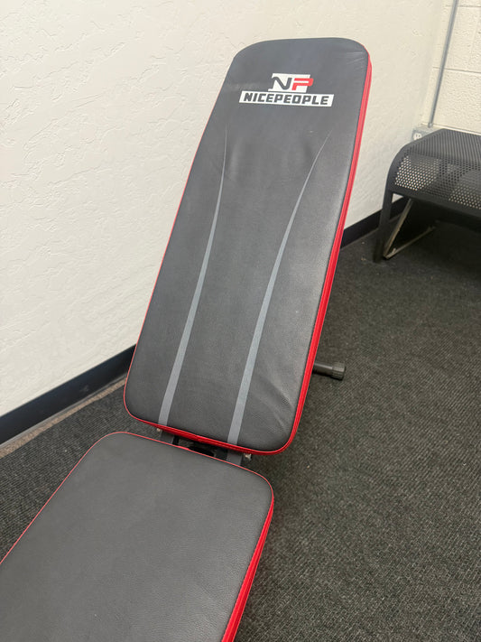 nice people Adjustable Weight Bench (used)
