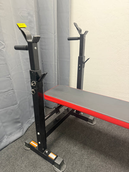 Adjustable Workout Station with Squat Rack (used)