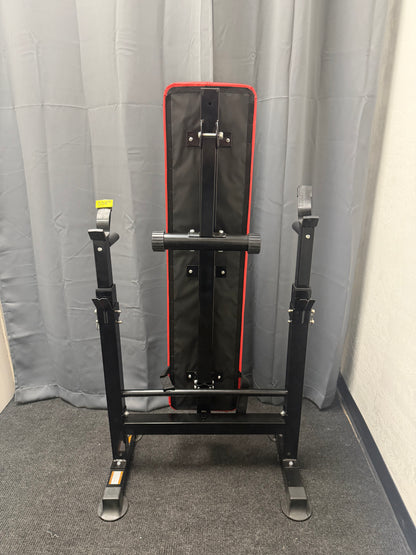 Adjustable Workout Station with Squat Rack (used)